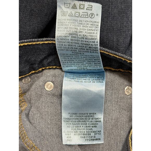 Levi’s Men's 511 Slim Fit Low Rise Denim Jeans Dark Wash Size 31x32 Modern - Picture 11 of 11